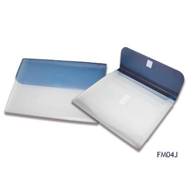 Carpeta Sobre The Pel A4 Con Abrojo Horizontal Y fuelle Interior 4 divisiones Naranja